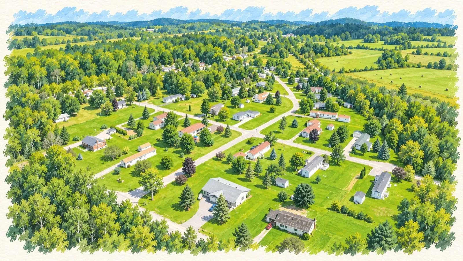 HomePark community illustration